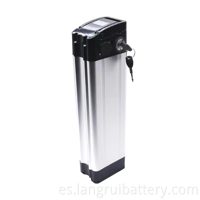 Batería Eastar Bicycle Ebike Battery Pack Recargable Bicicleta eléctrica de litio/ 48V Tipo de pescado plateado